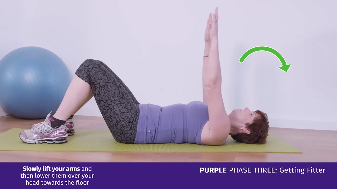 žena, ktorá cvičí na podlahe