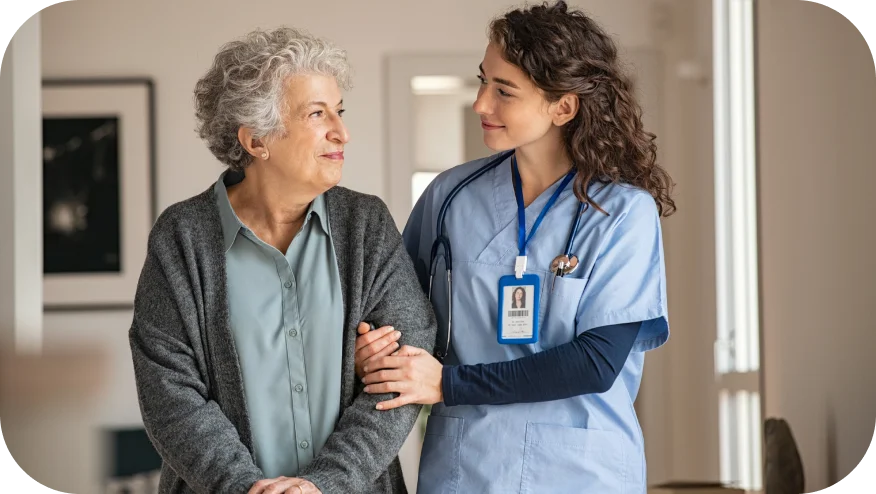 人と話している人