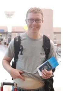 picture of man living with an ostomy 